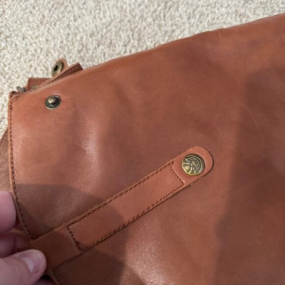 Sam Edelman Penny Tall Brown Leather Riding Boots Short Heel Women's Size 8.5 - Picture 11 of 16